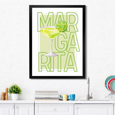 Lime Margarita mexicain cocktail III - décoration murale cocktails