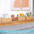 Hyacinth Large Wicker Basket - Rectangular, Wooden Handles, Shelf Organizer
