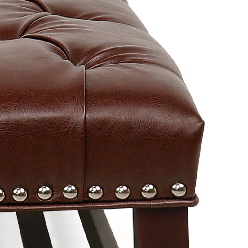 Banc de rangement Montisano, Brun