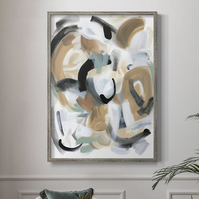 Reproduction encadrée ABSTRACT Series DCCXCV - bois massif, H 30 po x l 24 po