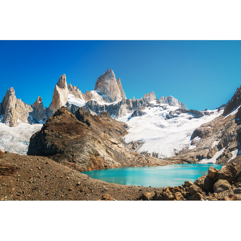 Mount Fitz Roy by Diegograndi - Wrapped Canvas Print, 20cm H x 30cm W