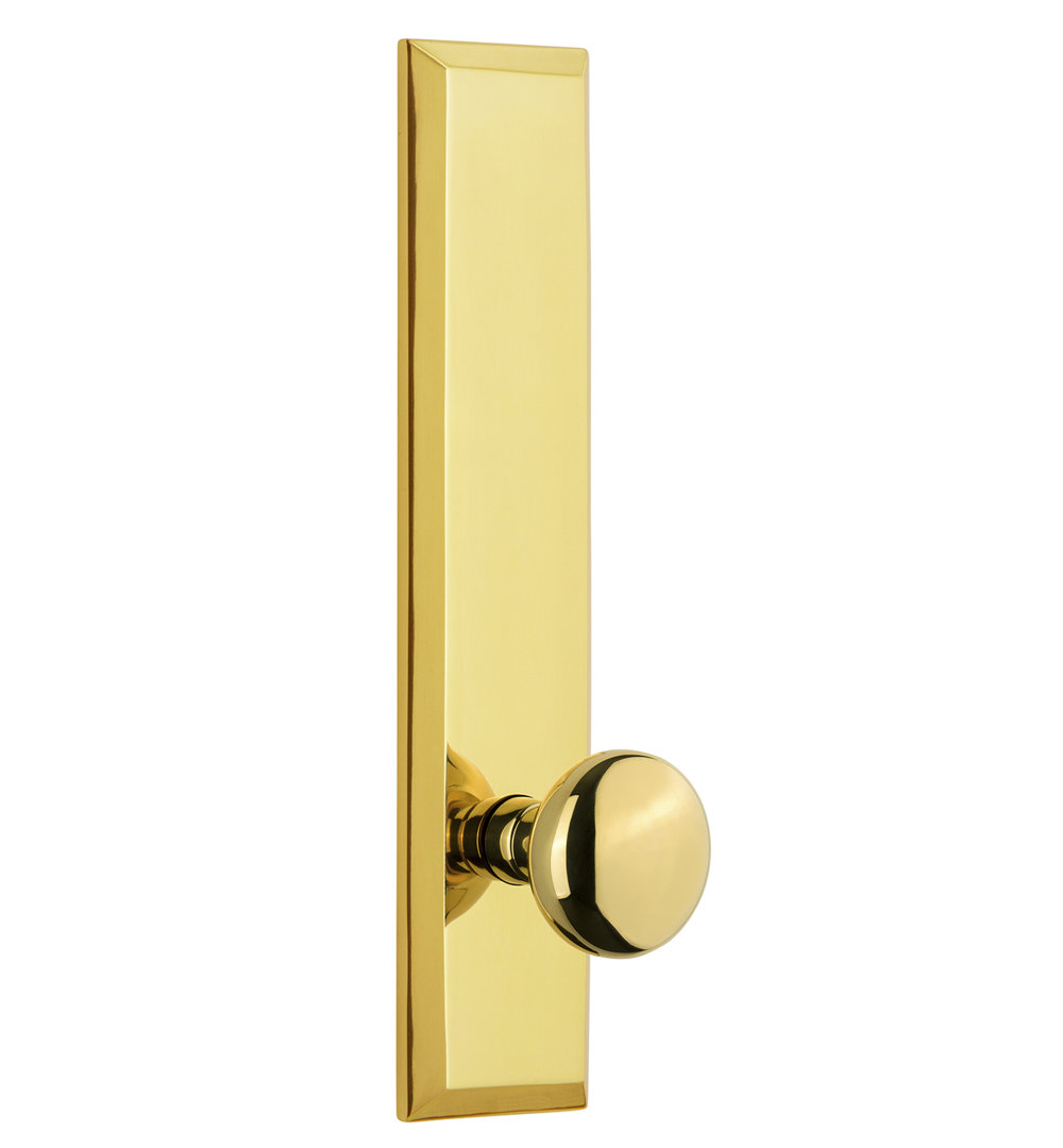 Grandeur Fifth Avenue Tall Plate Double Dummy with Fifth Avenue Door Knob Grandeur 