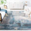 Tapis abstrait bleu / gris-524883888