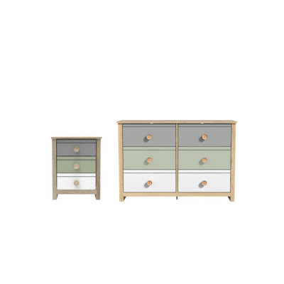 Bustillo Contemporary 2 Pieces Bedroom Set