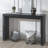 Modern Console Table with Ribbed Desig