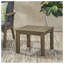 Table d'appoint en bois gris Temecula