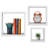 Sorbus Floating Wall Square Cube Box Shelves Mix Size Set of 3 in White-1770321143