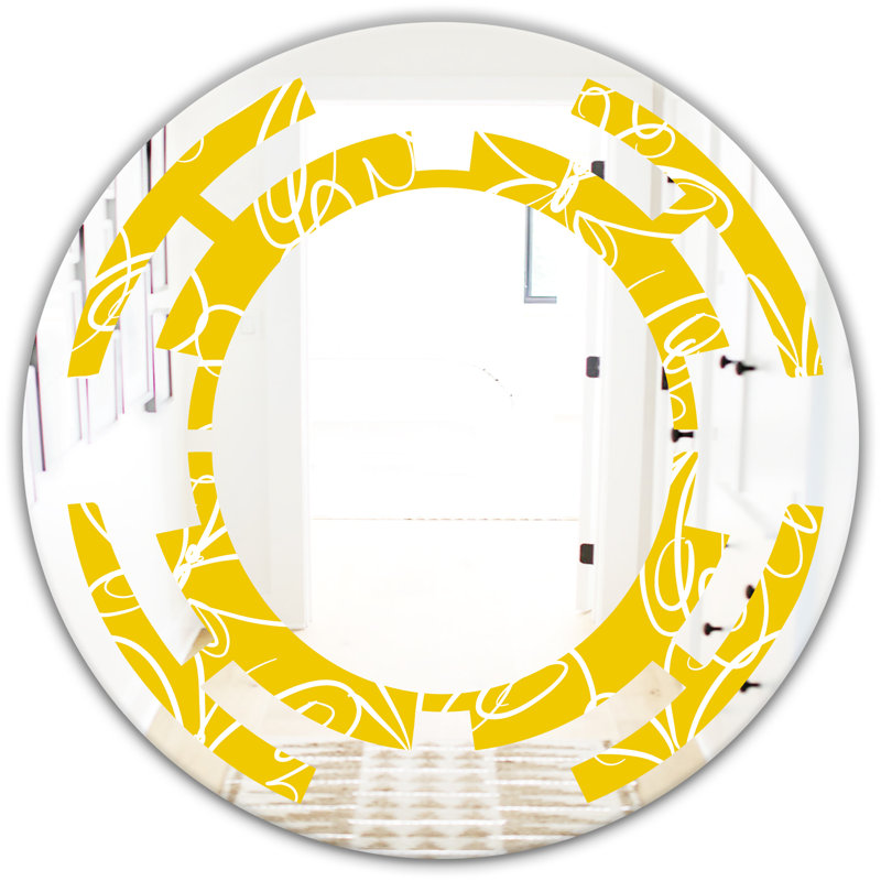 Miroir mural Whirl, H 31,5 po x l po