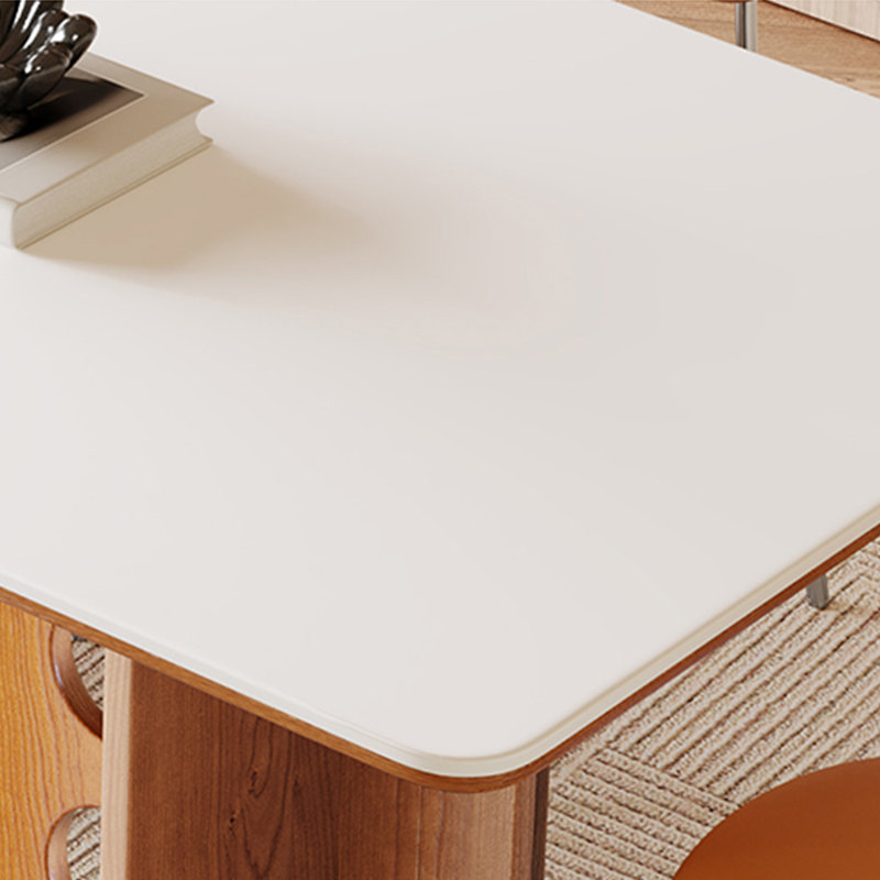 Ensemble de table de salle à manger rectangulaire de style français, H 29,5 po x L 78,7 po x l 31,5 po
