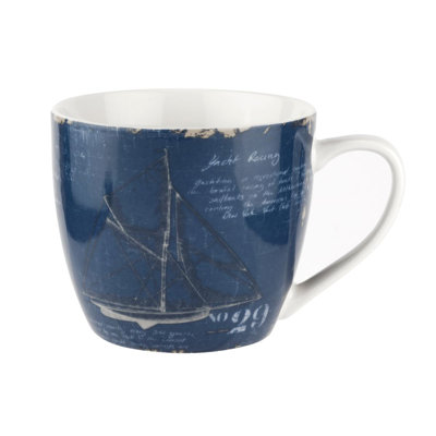 Pimpernel Yacht Study Yacht Study 16Oz Mug