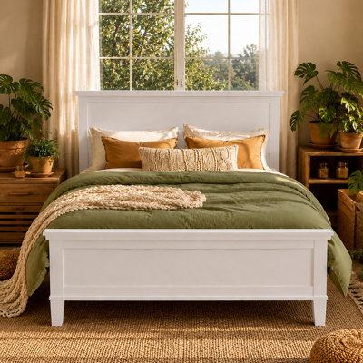 Platform Bed with Headboard and Slat Support