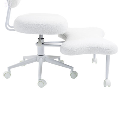 Ergonomic Meditation Chair with Lumbar Support and Height-Adjustable Seat, Perfect for Office Work and Relaxation