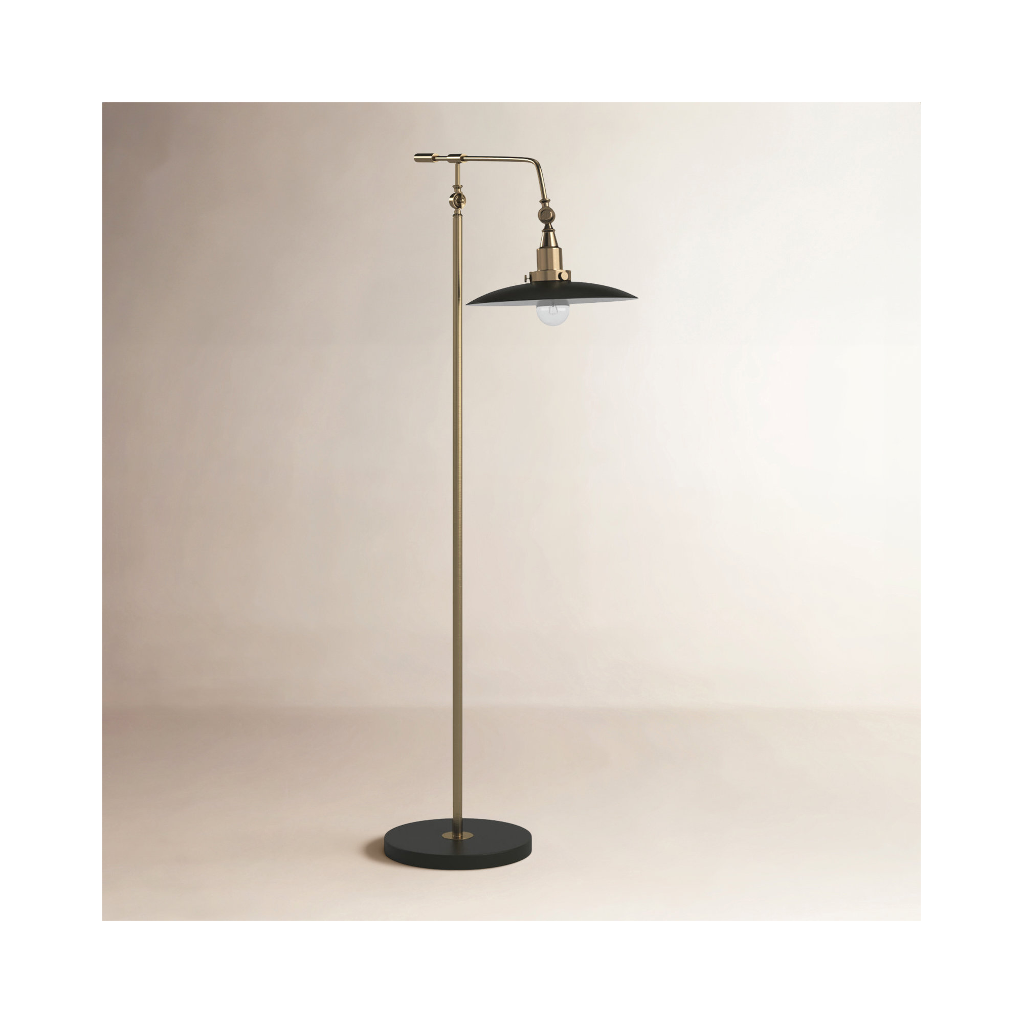 Johanna 65'' Swing Arm Floor Lamp