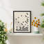 «Abstract Disinégration Black and White Design» sur papier-98266765-98266770