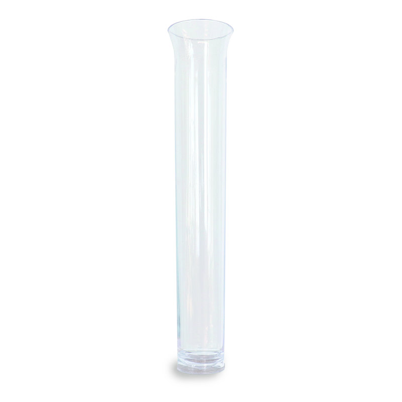 Tube en plastique transparent