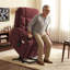 Fauteuil basculeur inclinable électrique avec repose-pieds prolongé Roder, revêtement en tissu-1801472071