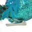 Ornement de Noël à pince 10 "bleu turquoise et vert paon