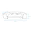 Large Rectangle Pet Couch, Brown-114457461-114457468