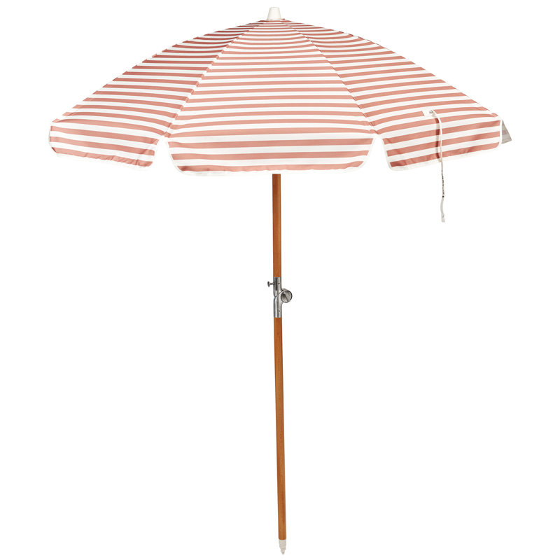 Parasol de luxe: rayure terre d'argile Tierra, Orange