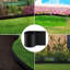5M Black Flexible Garden Edging Lawn Grass Border 12CM Edge W/ 6 STRONG Pegs