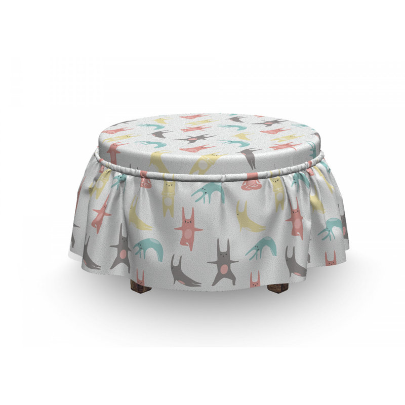 Housse pour repose-pieds bunnies do yoga