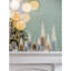 Ombre BB Tree - Set of 2 - 7.5" x 7.5" x 23.6" - White/Silver
