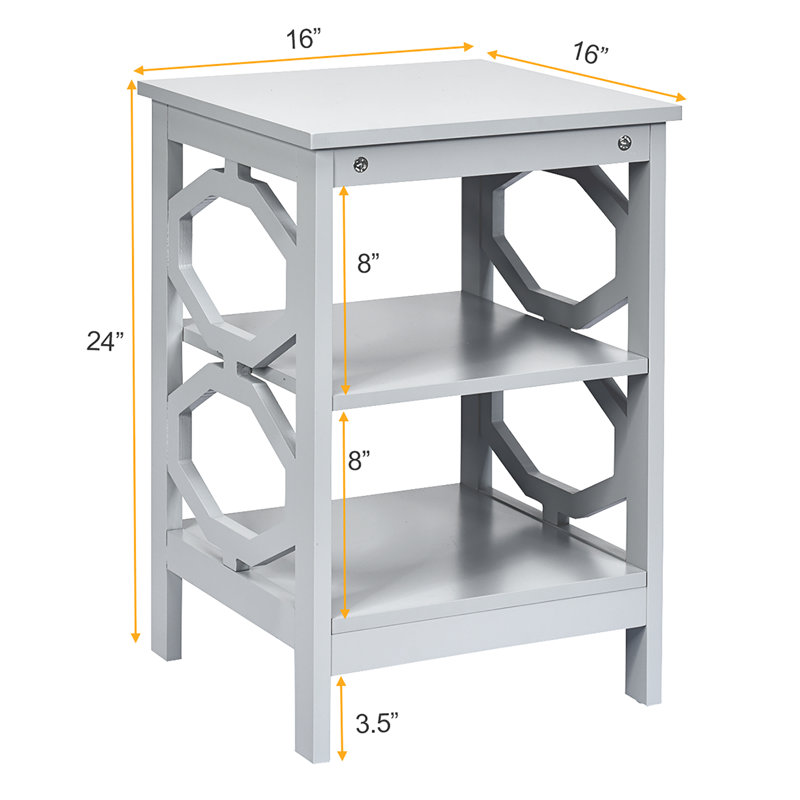 Table de chevet, Gris