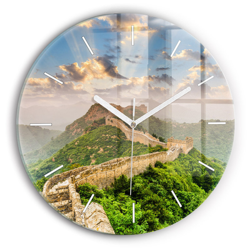 Glass Wall Clock