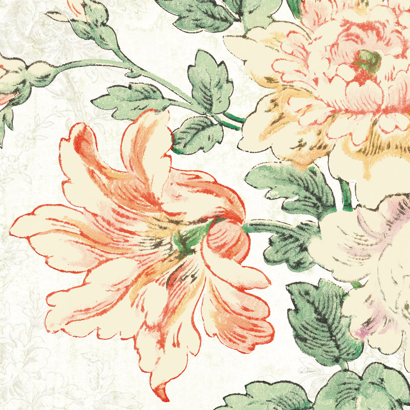 Cottage Roses VII by Sue Schlabach - Wrapped Canvas Print, 122cm H x 122cm W x 3.8cm D