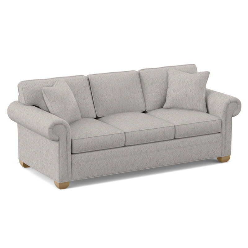 Main Street Upholstered 85'' Sleeper Sofa, Hampton, Navada Granite