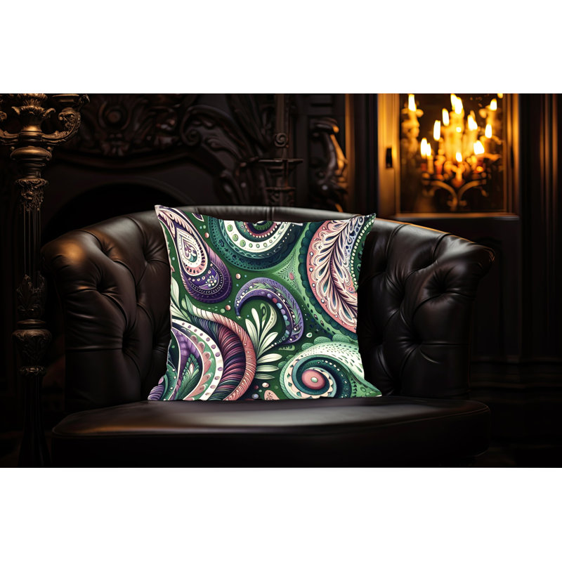 Abstract Reversible Throw Pillow
