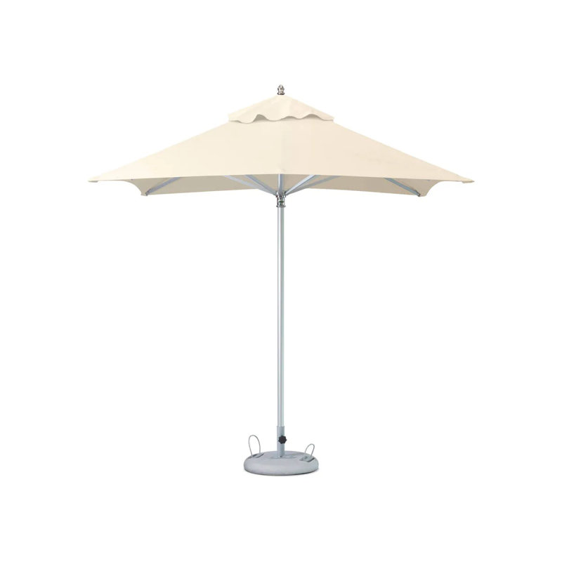 Parasol de marché carré de 8 pi St James, Écru