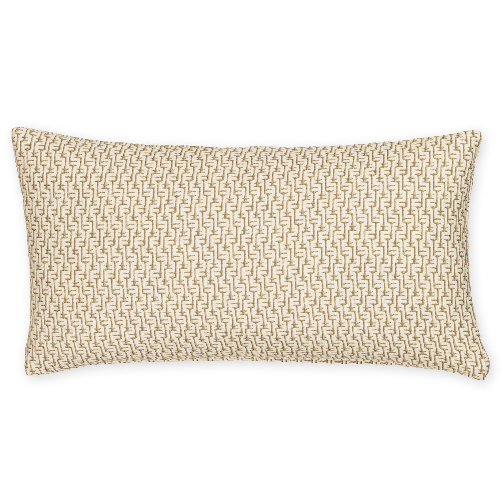 Cascade Geometric Accent Pillow, Green, Polyester, Rectangle 12"H x 21"W