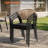 10 - Person Aluminum Outdoor Dining Set With Stacking Chairs And Umbrella Hole-1181508655-1178601385