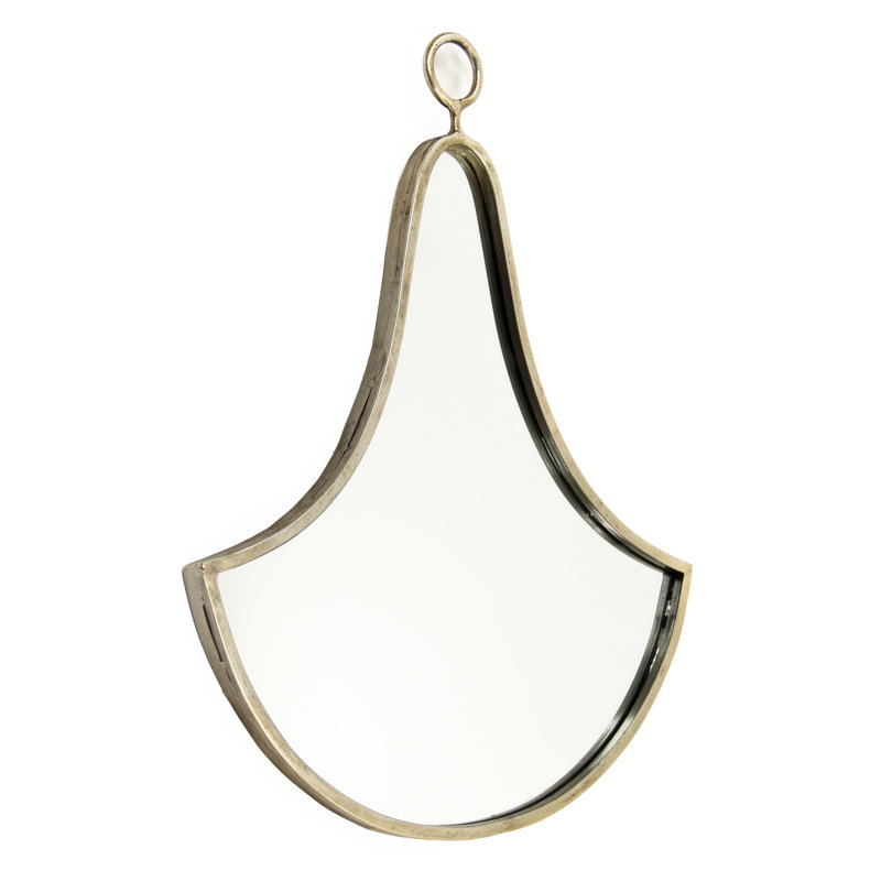 Clochette Flat Metal Beveled Wall Mirror