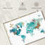 Carte du monde des papillons Aliaz-108116344