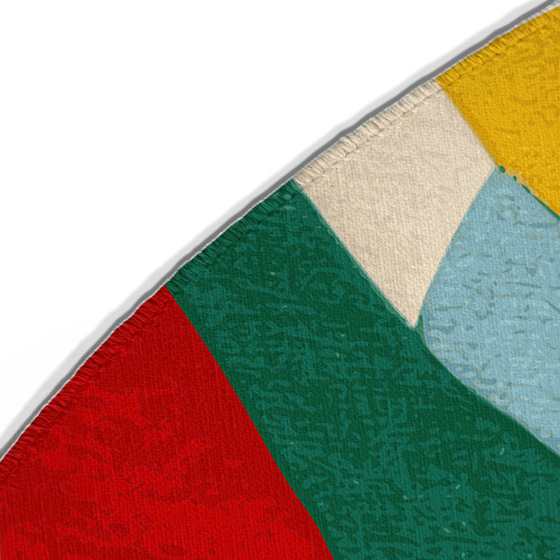 Cheeky Splash Indoor And Outdoor Area Rug, Round 5'