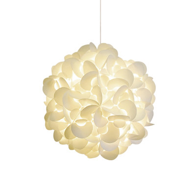 Akari Lanterns Deluxe Rounds Hanging Pendant Light - Warm white glow
