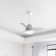 36" Valda 3 - Blade LED Standard Ceiling Fan with Remote Control and Light Kit Included