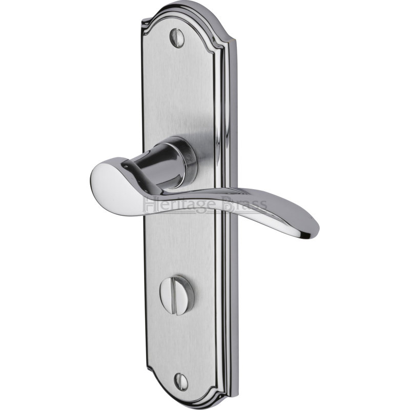 Heritage Brass Heritage Door Handle for Bathroom Howard Design, Apollo