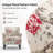 Vintage Floral Upholstered Armchair With Rolled Arms And Wooden Legs(Set of 2)-869645616
