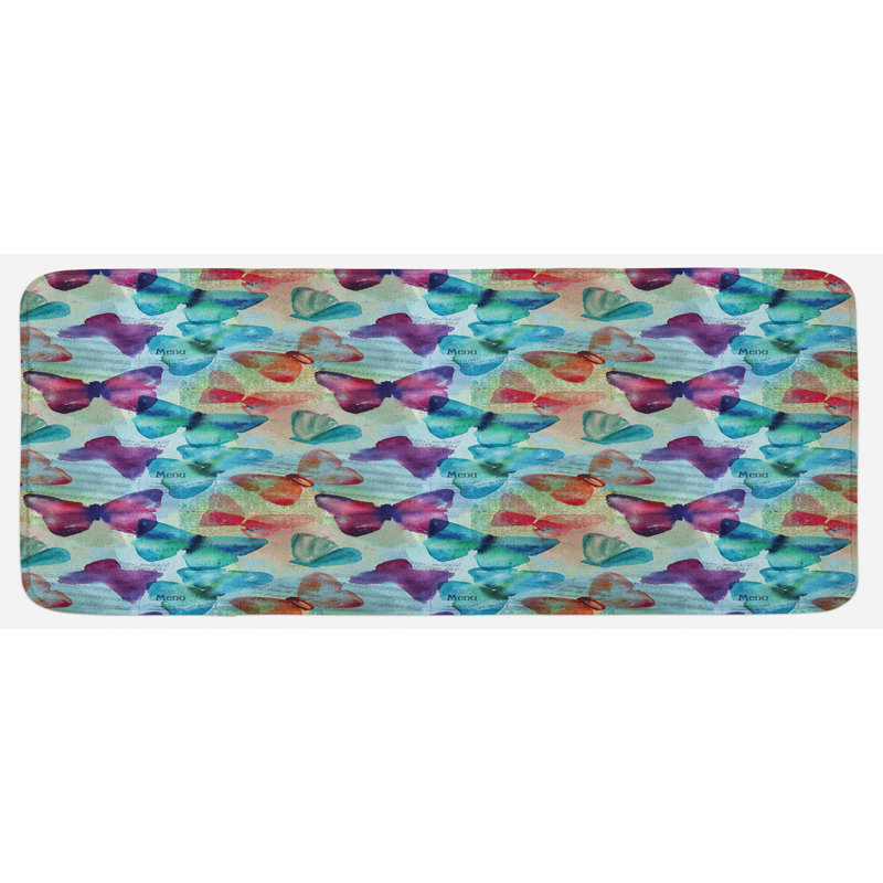 Tapis de cuisine abstrait