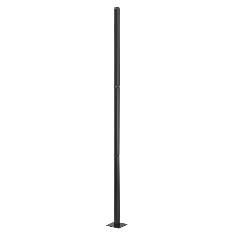 Lampadaire de poteau de lampadaire extérieur, H 118,11 po x l 7,87 po x P 7,87 po