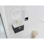 Meuble-lavabo mural 28 po avec lavabo en céramique et armoire latérale, portes à fermeture douce 28 po