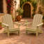 Méridienne de jardin pliable de style ferme Adirondack avec dossier réglable pour le jardin extérieur et le balcon, 2 pièces-130036497-130036500