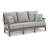 Leandria 139.75 " W Straight Patio Sectional Set with Cushions