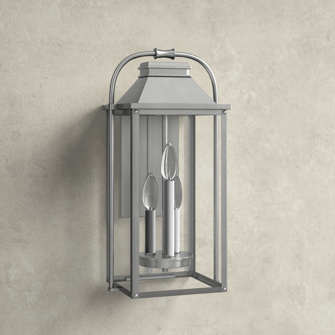 Newson 3 Light Outdoor Flush Mount Birch Lane™ 