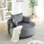 Chaise pivotante 55 po en chenille simple L-1348132750
