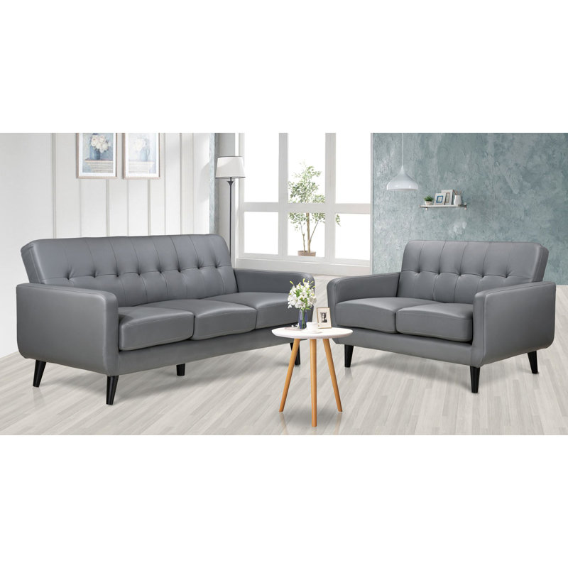 Betton 2 Seater Faux Leather Sofa