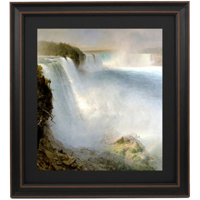 Niagara Falls From American Side By Frederic Edwin Church